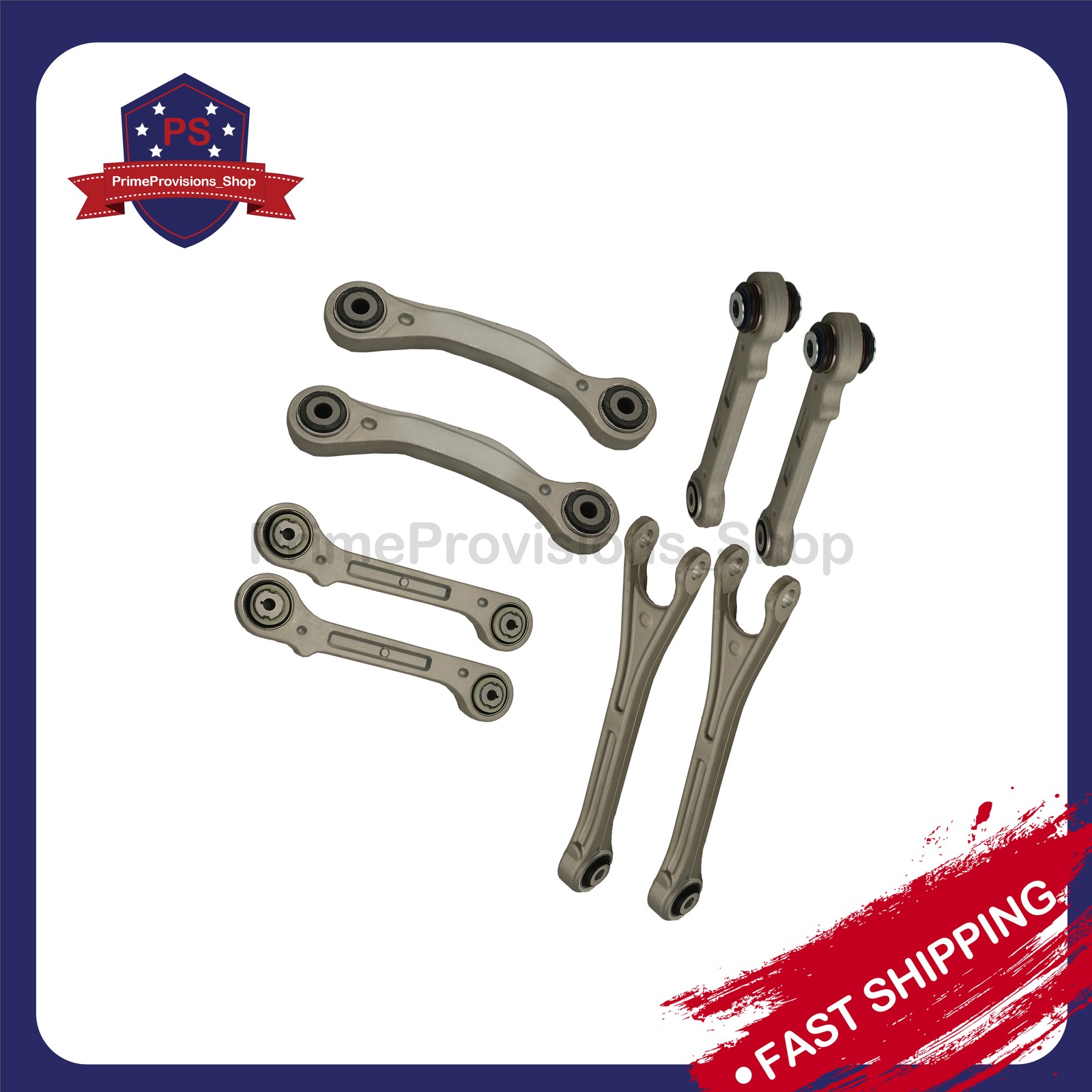 NEW 8PCS Fit 2017+ Maserati Levante Rear Suspension Control Arm Kit