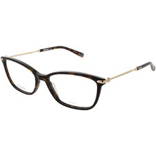 Missoni Women's Eyeglasses Havana Metal/Plastic Rectangular Frame MIS 0058 0086