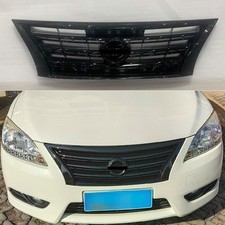 Us- For 2013 2014 2015 Nissan Sentra Grill Abs Front Bumper Upper Grille Black Us- For 2013 2014 2015 Nissan Sentra Grill Abs Front Bumper Upper Grille Black