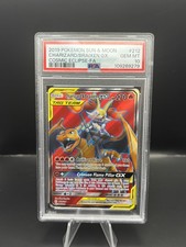 Pokemon Tag Team Charizard & Braixen GX 212/236 PSA 10 Cosmic Eclipse Sun & Moon