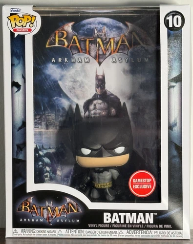 Batman Arkham Asylum Funko POP! Games Cover #10 GameStop Exclusive