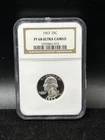 1963 25C NGC PF68 Ultra Cameo Washington Quarter Silver UNC Proof US Coin D83
