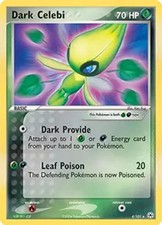 Dark Celebi - 4/101 - Pokemon Ex Hidden Legends Holo Card LP