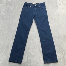 Levi's 511 Performance Slim Fit Jeans Boys 12 26x27 Blue Denim Cotton Dark Wash