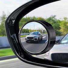 2PCS Blind Spot Mirrors Round HD Glass Convex 360  Side Rear View Mirror for Car