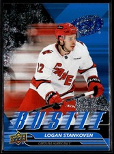 2025-26 Upper Deck Series 1 Bustle Speckle #B-12 Logan Stankoven