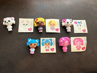 Micro Mini MGA Lalaloopsy Tinies Puppen und Sticker selten Rarität Figuren Konvolut