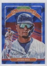 2020 Donruss Optic Diamond Kings FOTL Blue Cracked Ice Prizm 2/7 Javier Baez y8h