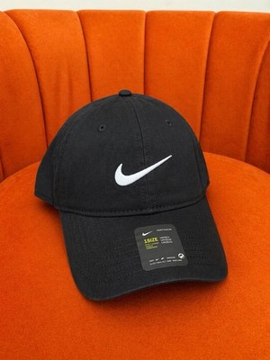 Nike Classic Black Hats Adjustable Strapback Unisex Hat New With Tags