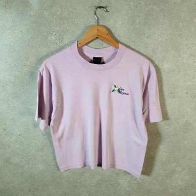 Vintage Platinum Plus West Virginia 90s Single Stitch T-Shirt Damen Medium Pink
