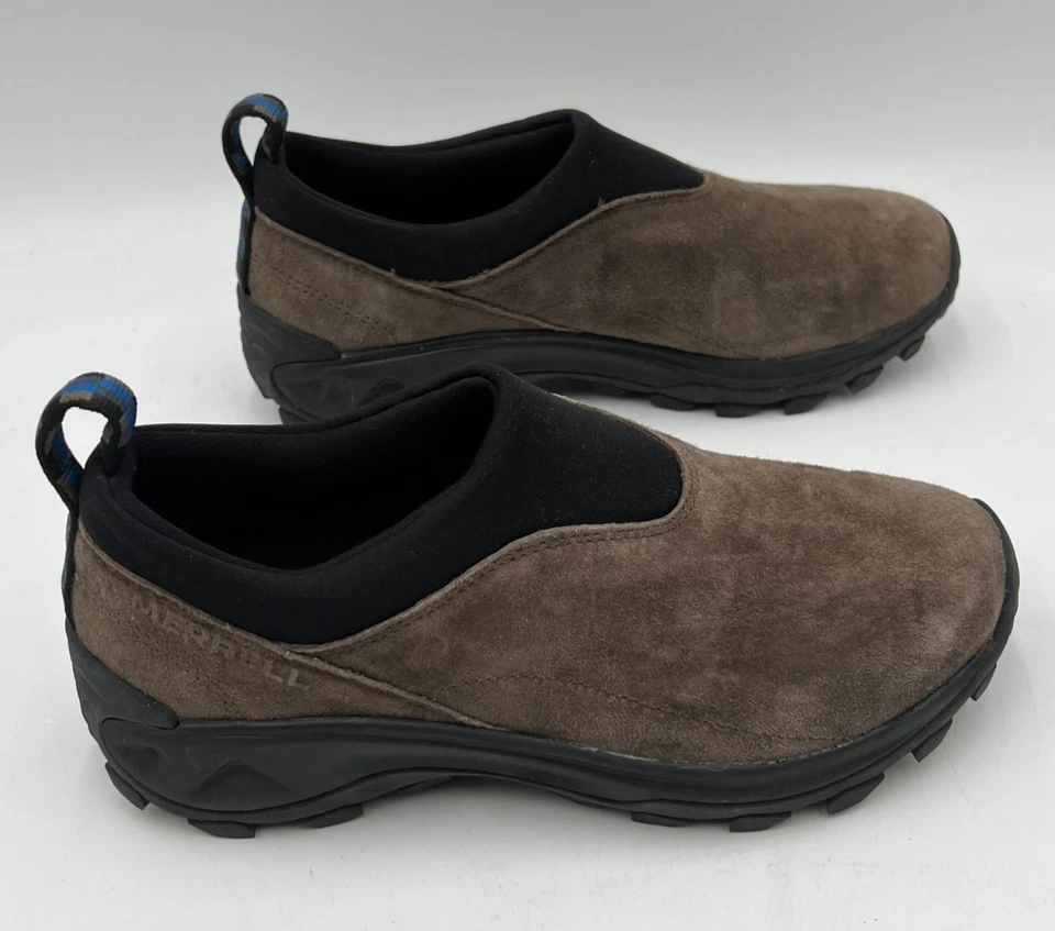 Merrell Men's Winter Moc 3 Slip-On Shoes Waterproof Suede Leather Size 7 - Image 3 of 4