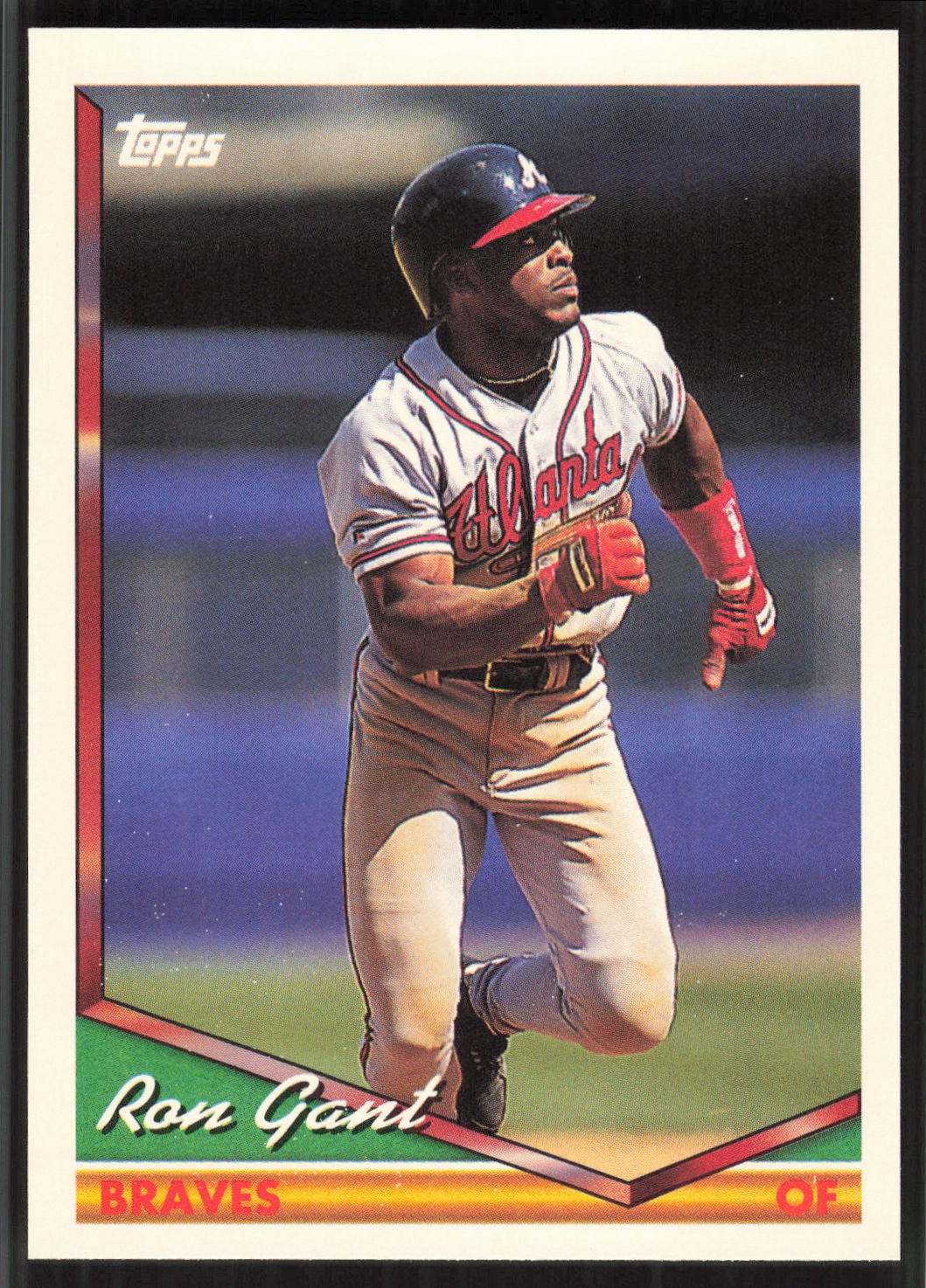 Ron Gant, 1994 Topps, #166, Atlanta Braves,