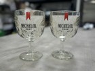 Michelob Beer Goblet Glasses Set of 2 Vintage Breweriana Stemmed — photo 1
