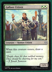 Gallant Citizen 129/314 Marvel's Spider-Man Magic: The Gathering Common