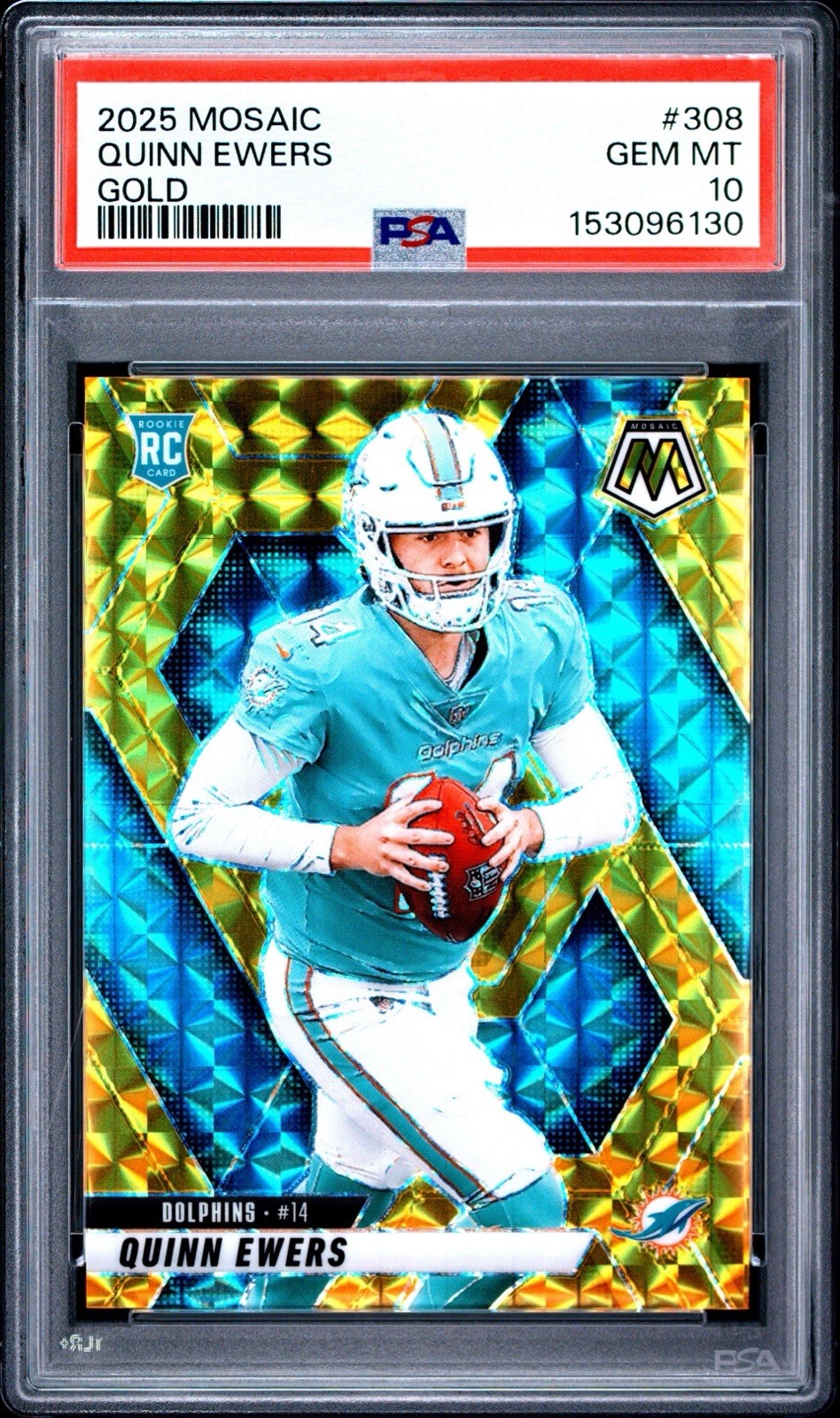 Quinn Ewers Panini Mosaic #308 Gold