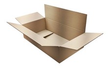 Flat Corrugated Boxes ECT-32 Brown Shipping Moving 10/Bundle 22"x12"x 6"