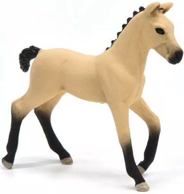 modellino-giocattolo-schleich-hanoverian-red-dun-foal-minifigure-13929