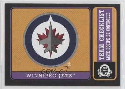 2018-19 O-Pee-Chee Team Checklist Retro Black 63/100 Winnipeg Jets #578 0a3