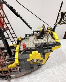 1989 LEGO 6285 VINTAGE Pirates Black Seas Barracuda Near Complete w/Book & Box