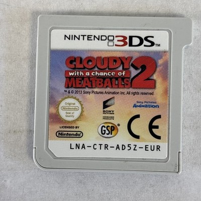 Wolkig mit Aussicht auf Fleischbällchen 2 - Nintendo 3DS 3DS XL 2DS nur Videospielkassette