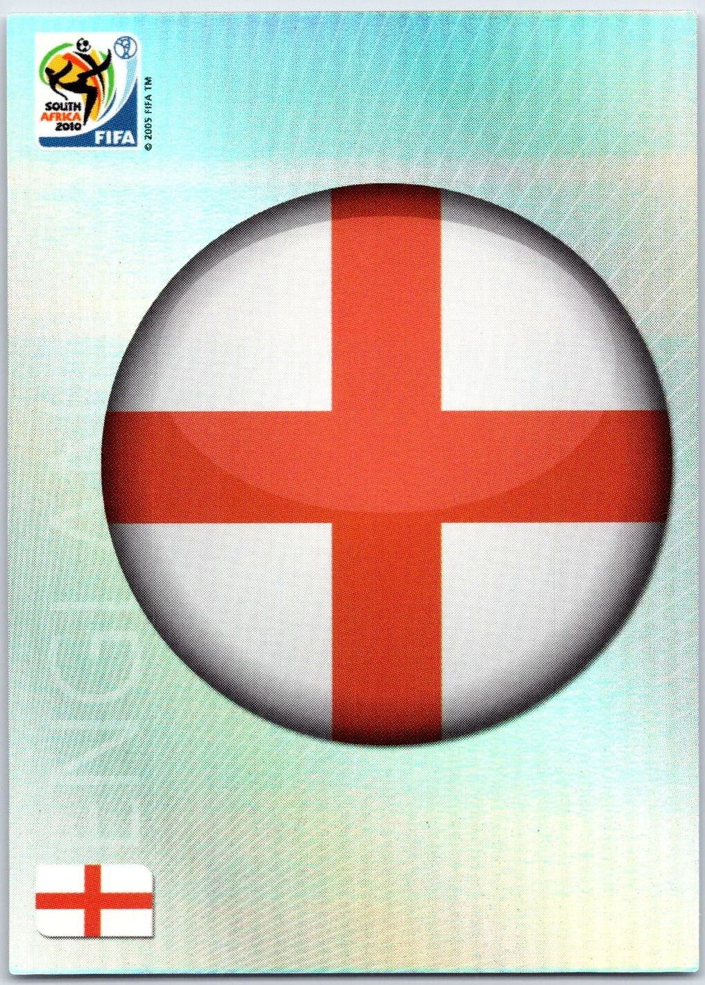 England 2010 Panini World Cup Team Logo Badge #14