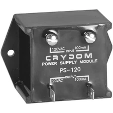 1PC Crydom Inc PS120 Transformer 20 VAC/100 mA @ 50/60 Hz, 120 VAC @ 50/60 Hz,