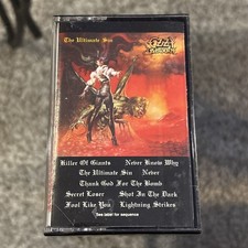 Ozzy Osbourne The Ultimate Sin Cassette Tape 1986 CBS Associated Records Vintage