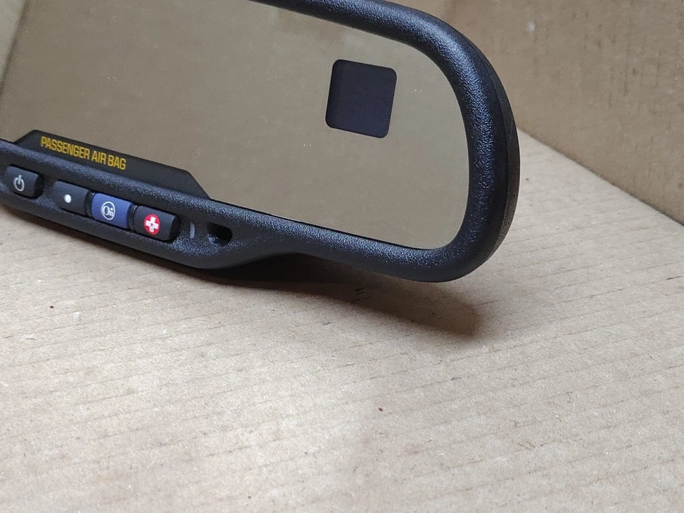 03-06 Silverado Sierra Tahoe Yukon Rearview Mirror Auto Dim Compas Temp 15176973 - Image 3 of 4