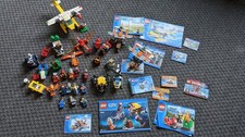 Lego Various Mixed Sets with Minifigs and Instructions