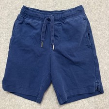 Hanna Andersson Kids Navy Blue Organic Cotton French Terry Shorts Size 120 6-7