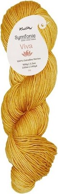 KnitPro Symfonie Premium Yarn 100% Extra Fine Merino Wool| Viva Turmeric