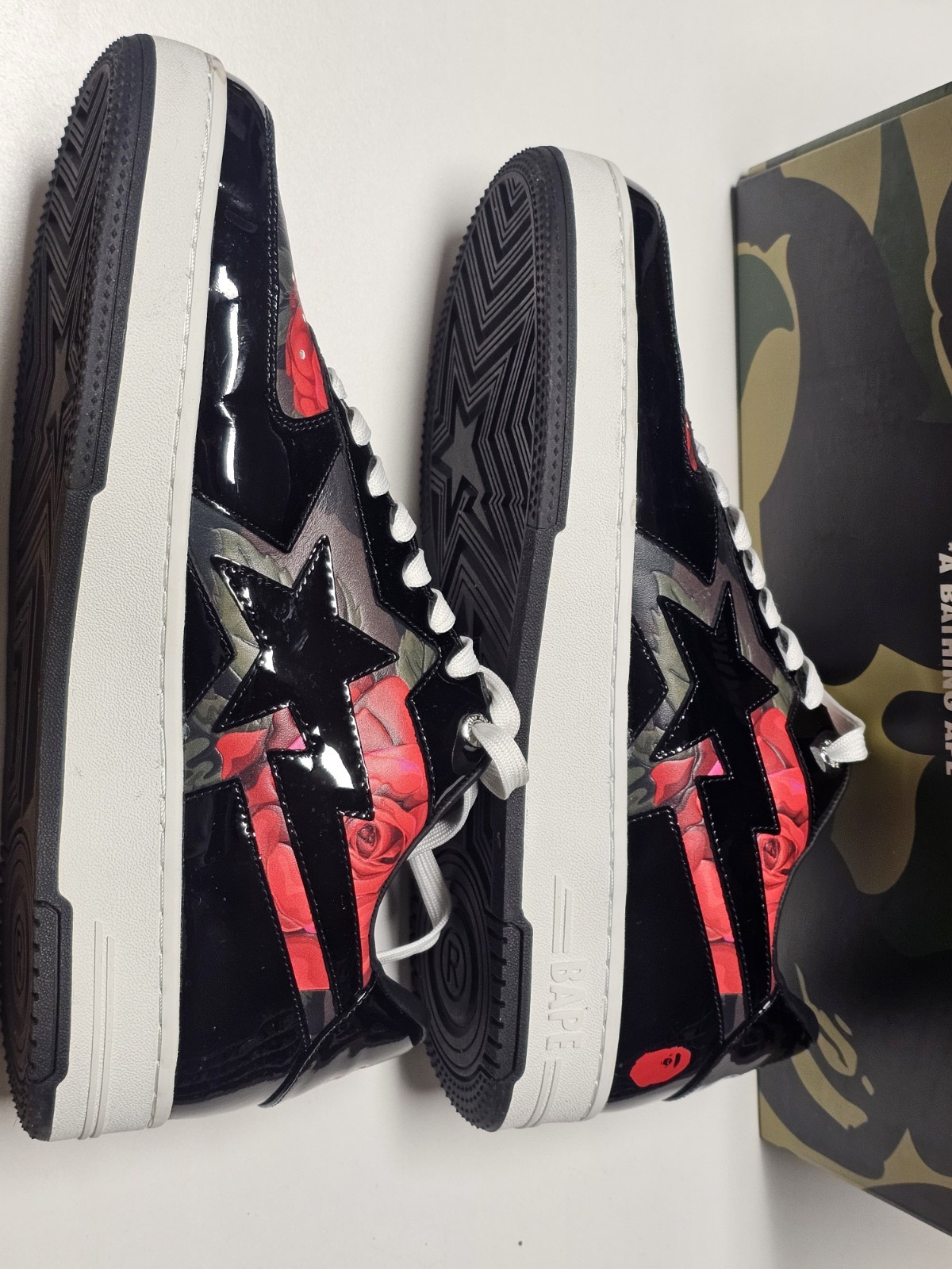 A Bathing Ape Bape Sta Icon Anti Social Social Club Black Sz 12 Sk8 Shoes image 5