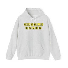 Waffle House Hoodie Retro Breakfast Cafe NEW Hooded Sweatshirt MULTIPLE COLORS 