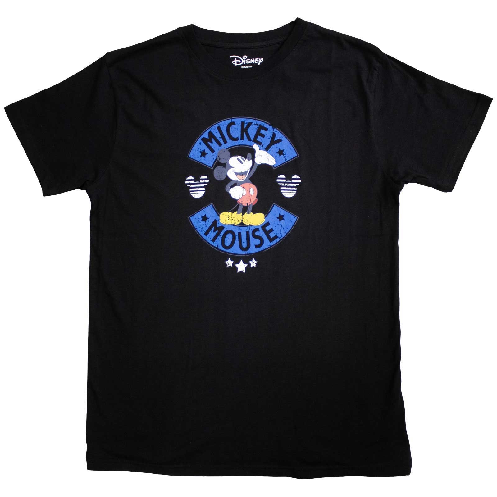 Mickey Mouse Unisex T-Shirt: Stars (Large)