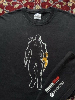 Vintage 2012 Mass Effect 3 N7 Commander Shepard Xbox 360 Promo Video Game Tee