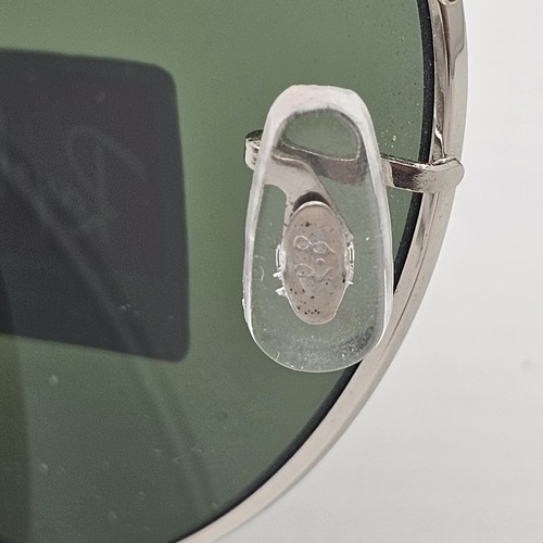 Ray-Ban Aviator Sunglasses Silver Coated Green Lense RB3025 UV Protection - Picture 12 of 20