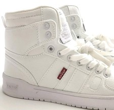 Zapatillas altas con cordones Levi's 521 BB Hi Perf UL de lona blanca