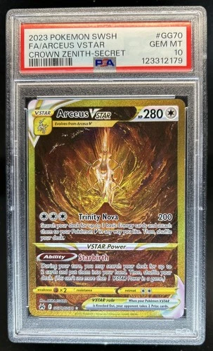 2023 Pokemon SWSH Arceus VSTAR Galarian Gallery Secret Rare #GG70/GG70 PSA 10