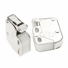 1pc/2pc Push To Open Mini Tip Catch Latch Lock Caravan Drawer Door Cabinet Latch