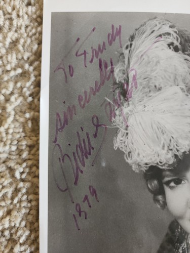 Autogramm Bidu Sayao brasilianische Opernsängerin signiertes Foto 1979 - Bild 2 von 4