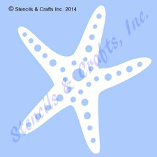 4" STARFISH STENCIL NAUTICAL COASTAL OCEAN PAINT TEMPLATE BEACH CRAFT ART NEW