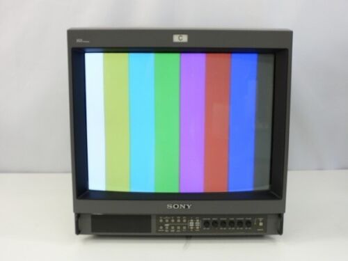SONY PVM-20M4J Trinitron 20'' Trinitron Color Video Picture Monitor W/ Cable - Afbeelding 1 van 8