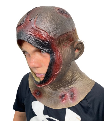 Jason Voorhees Bloody Hood Mask Latex 13th Horror Open Face Teen 10-16yrs Masks - Picture 4 of 9