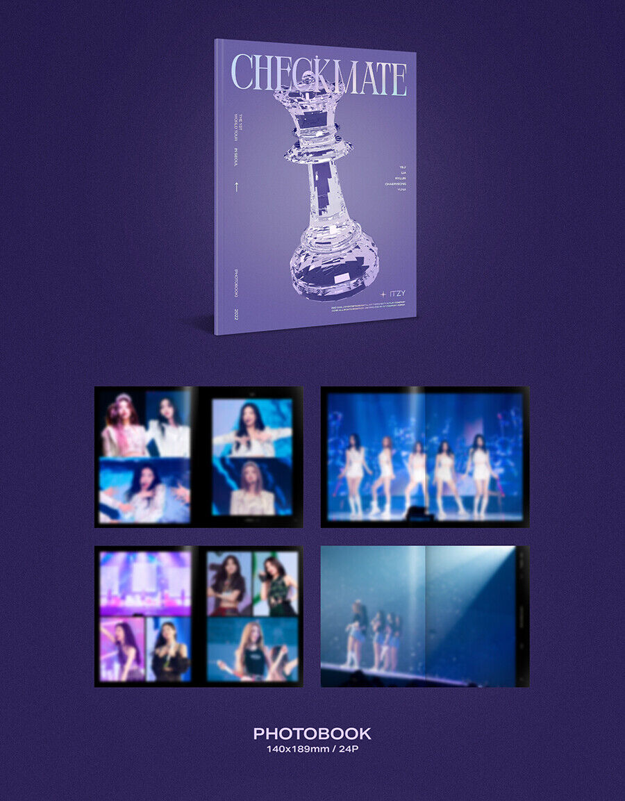 2022 ITZY THE 1ST WORLD TOUR (CHECKMATE) in SEOUL [DVD/BLU-RAY] with GIFT  SEALED