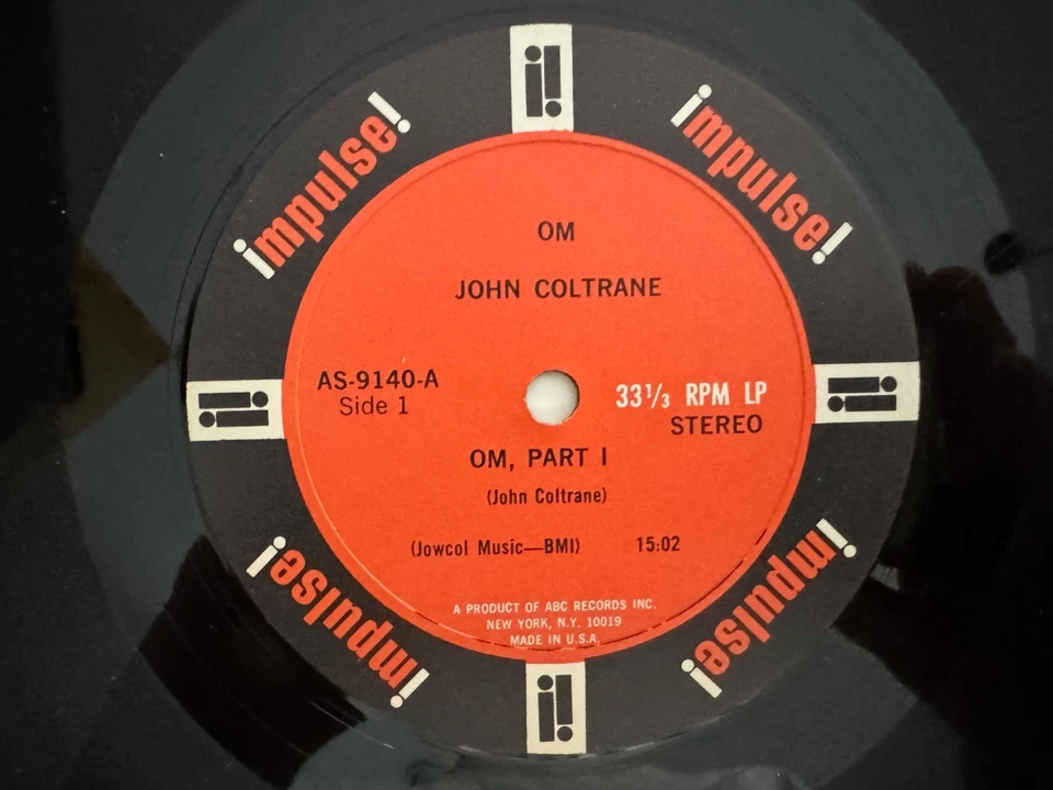 John Coltrane "OM" Gatefold LP - Impulse AS-9140 Bell Sound - CLEAN! Foto 4 de 4