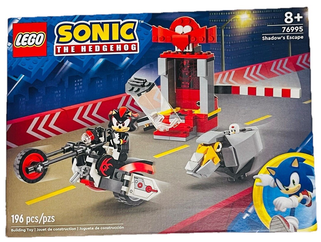 LEGO SONIC THE HEDGEHOG 76995 SHADOW'S ESCAPE NIB 8+ RHINOBOT