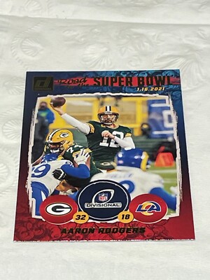 2021 Donruss Football Road to the Superbowl Aaron Rodgers #DR1 Green Bay Packers