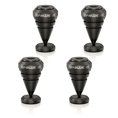 VIABLUE   HS Spikes für Lautsprecher Plattenspieler etc 4er Set schwarz | 50040