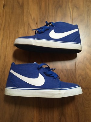NIKE TOKI CANVAS WHITE BLUE SAIL LIMITED EDITION SOLD OUT 