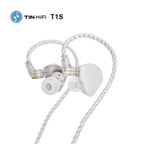 TINHIFI T1S 10mm Driver Unit 2PIN Interchangeable Cable In-Ear Portable Earphone